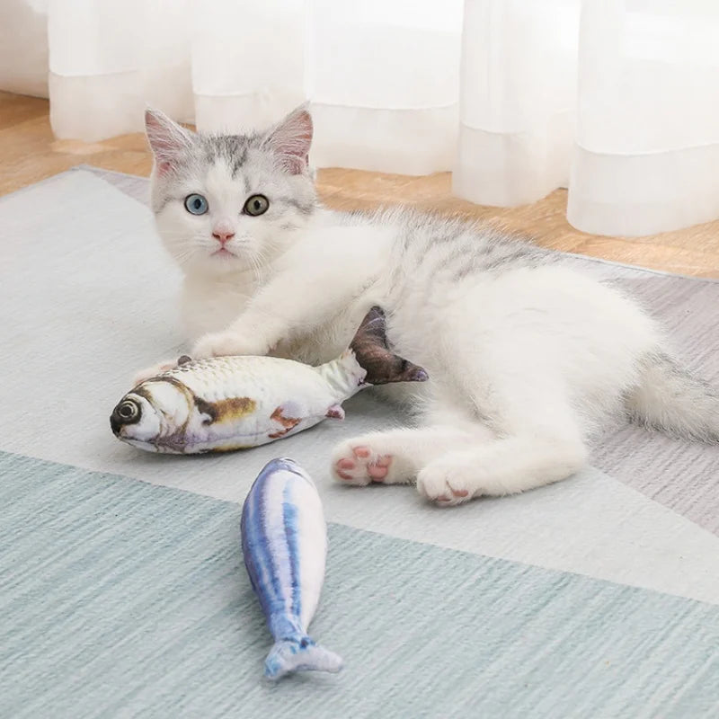 Electric Moving Fish Cat Toy