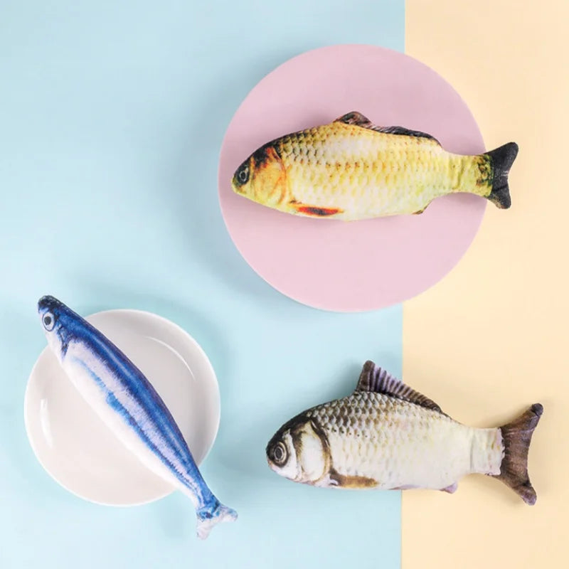 Electric Moving Fish Cat Toy