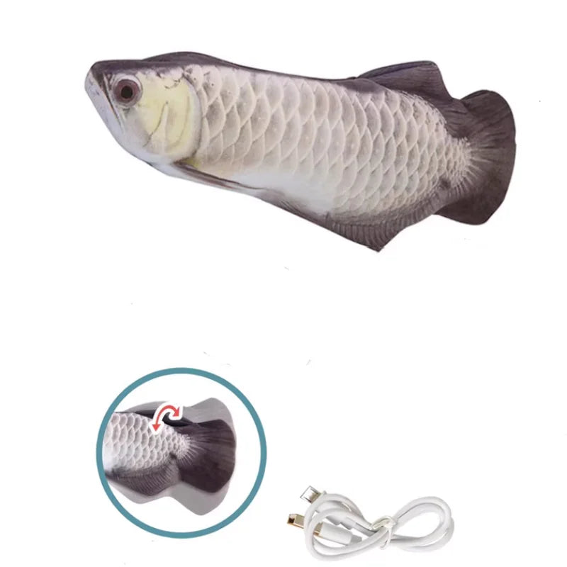 Electric Moving Fish Cat Toy