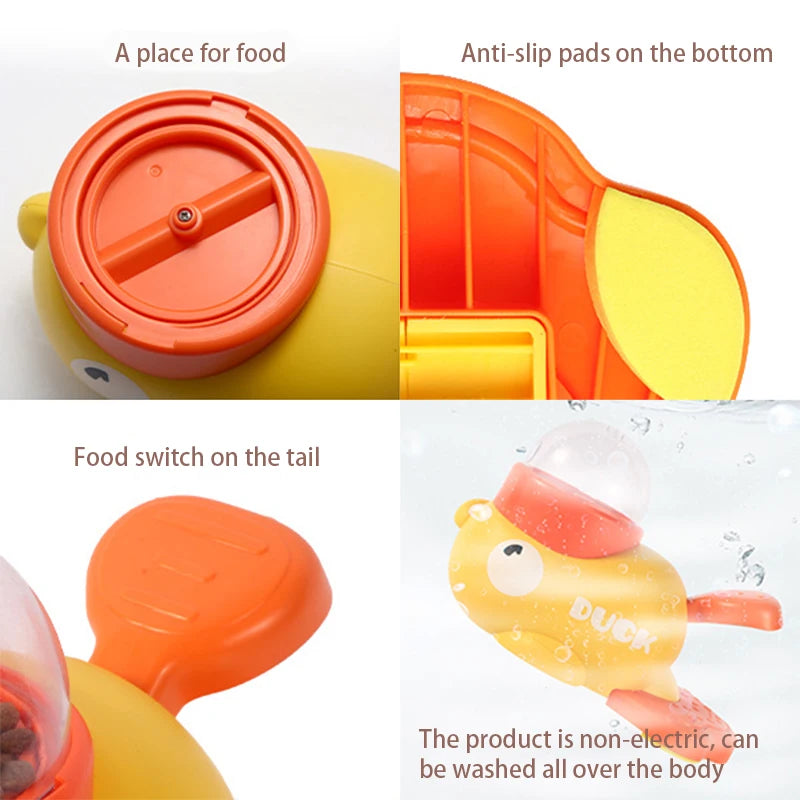Duck treat feeder