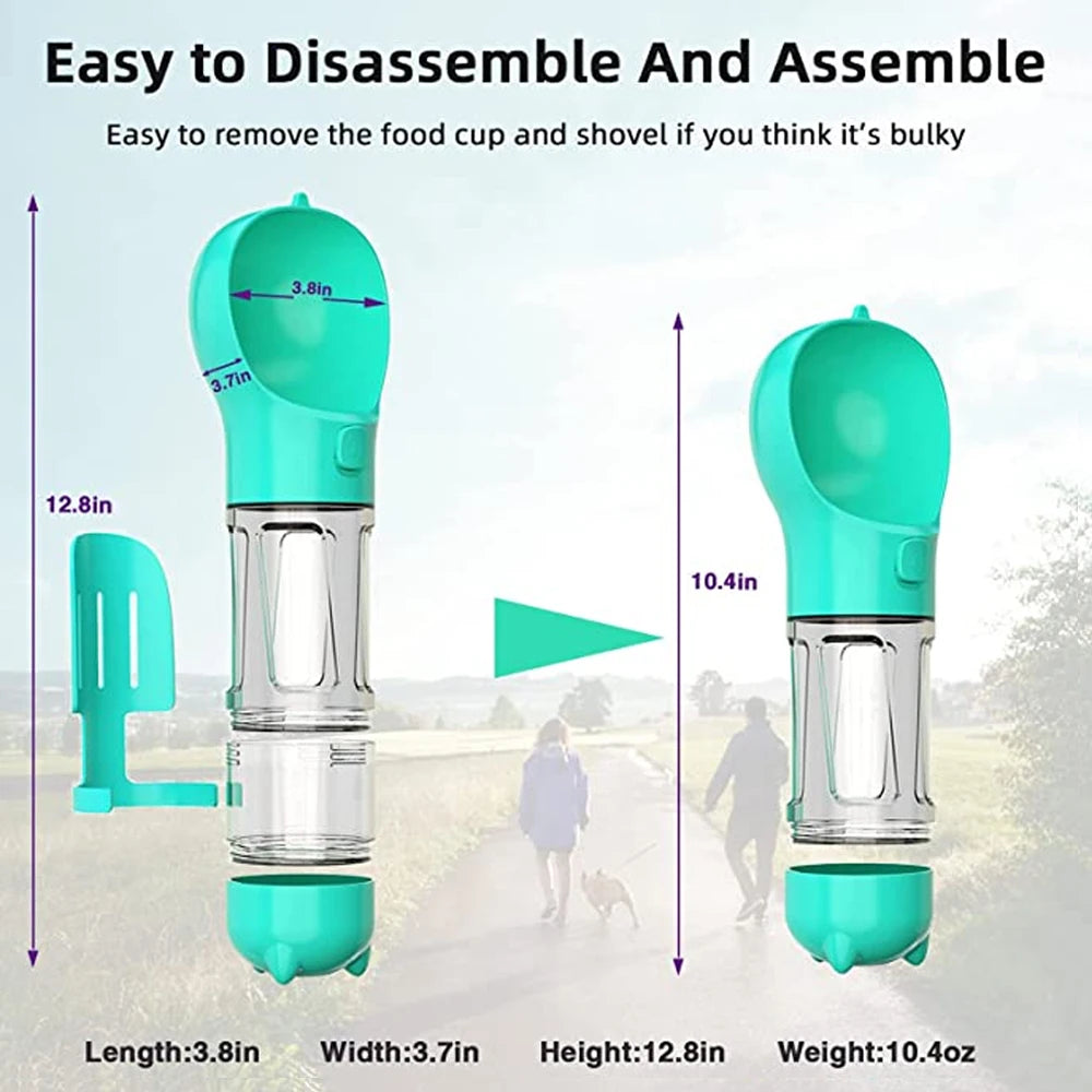 Portable Dog Water Bottle And Feeder