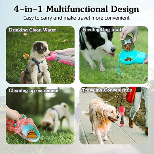 Portable Dog Water Bottle And Feeder