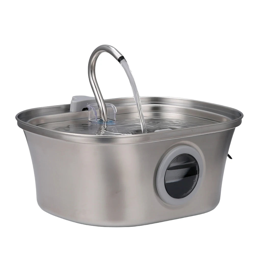 Stainless Steel Automatic Pet Water Fountain 3.2L