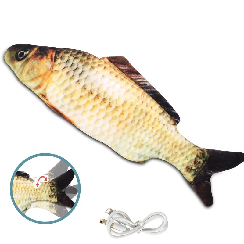 Electric Moving Fish Cat Toy