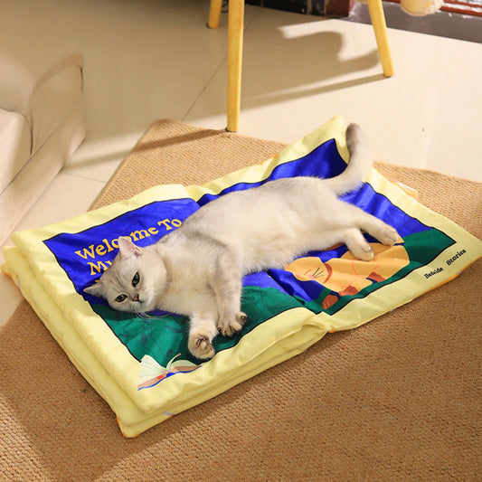 Book Style Cat Mat