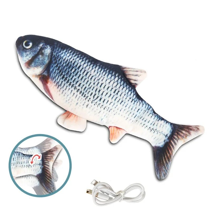 Electric Moving Fish Cat Toy