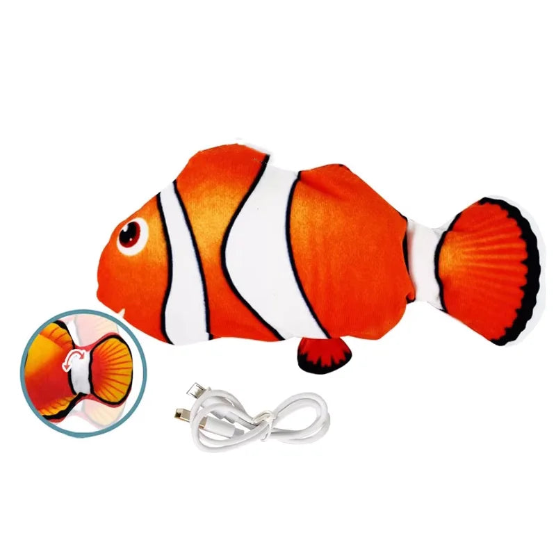 Electric Moving Fish Cat Toy