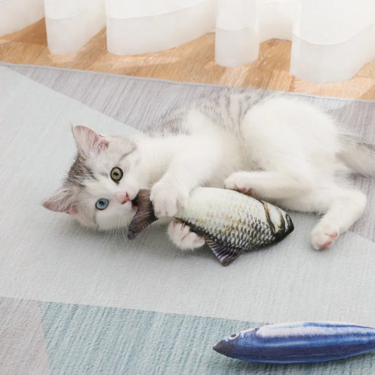 Electric Moving Fish Cat Toy