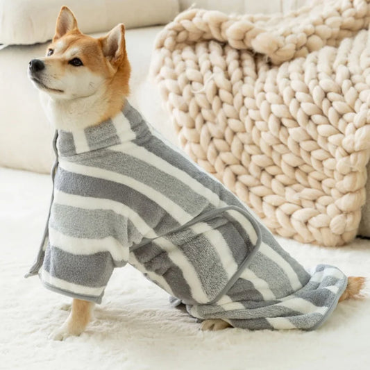 Striped Bathrobe