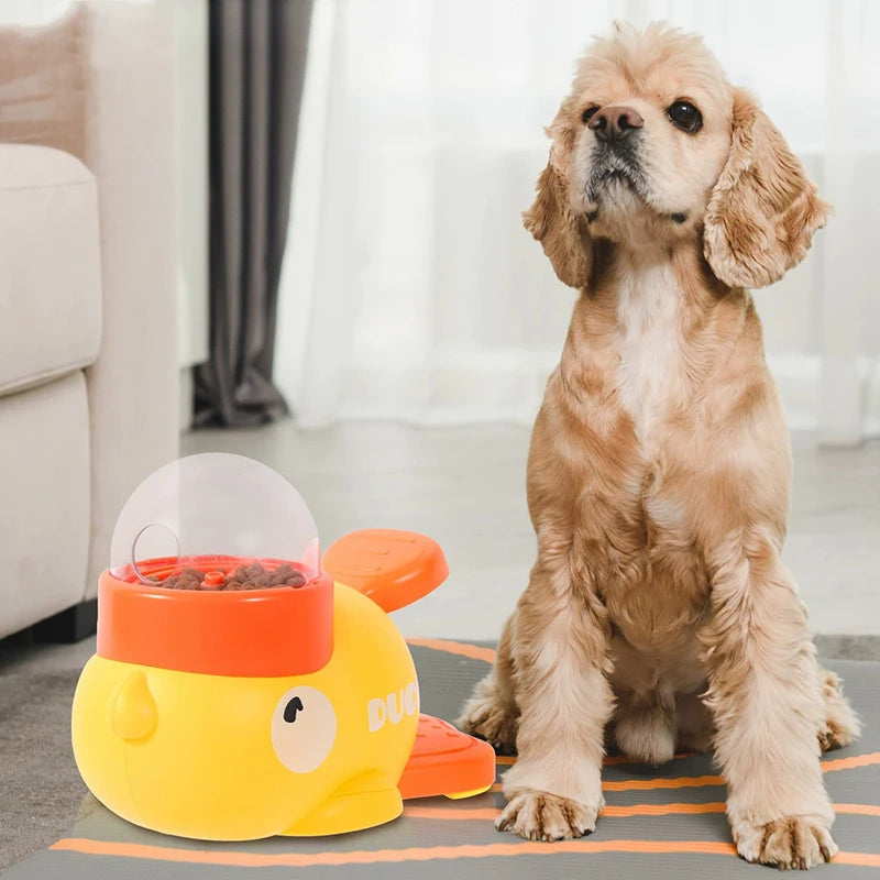 Duck treat feeder