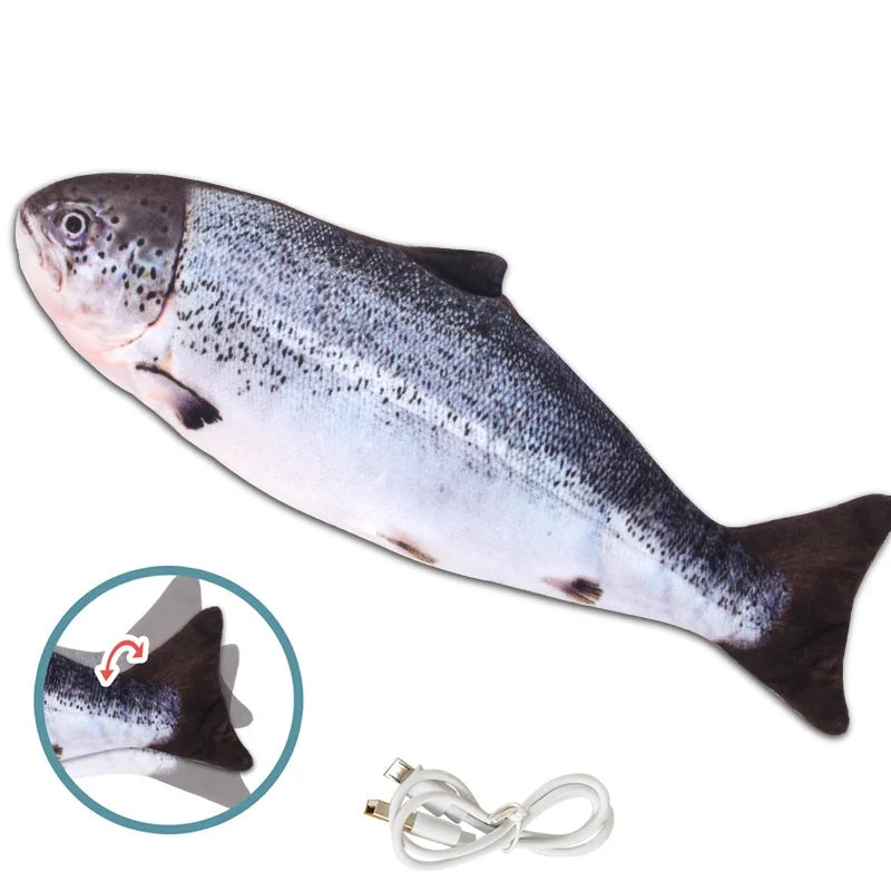 Electric Moving Fish Cat Toy